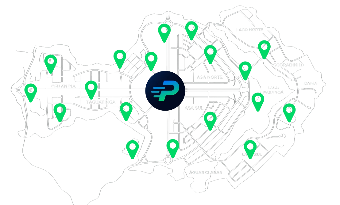 Mapa do Distrito Federal